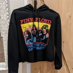 Pink Floyd Cropped Hoodie